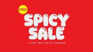 Spicy Sale Font › Fontesk