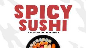Spicy Sushi Font › Fontesk