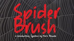 Spider Brush Font › Fontesk