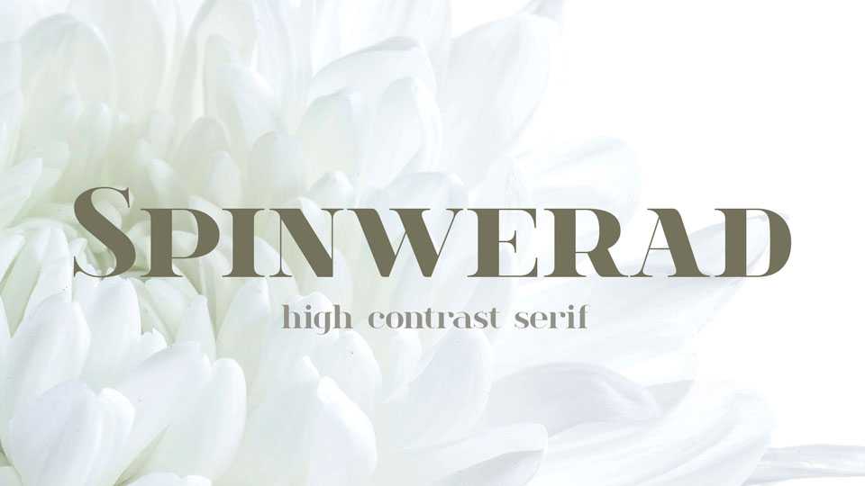 Spinwerad Font Family › Fontesk