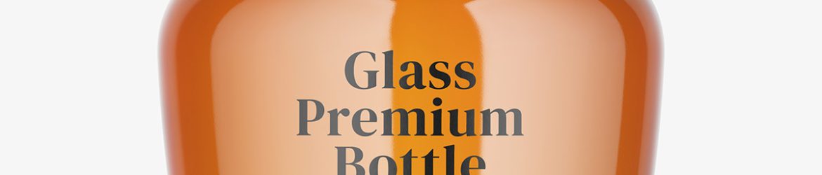 Spirits bottle mockup