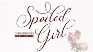 Spoiled Girl Script Font › Fontesk