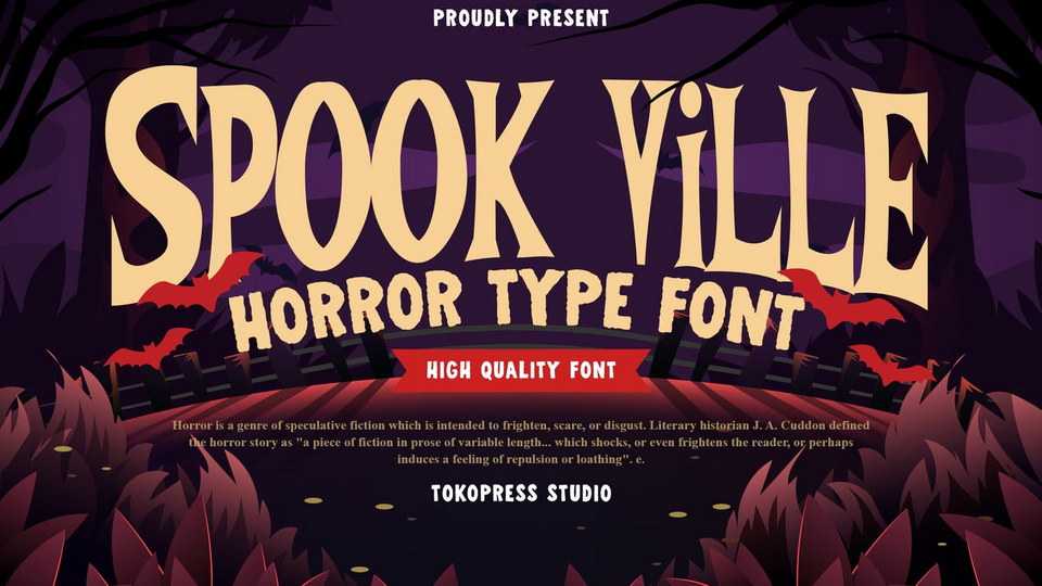Spook Ville Font › Fontesk