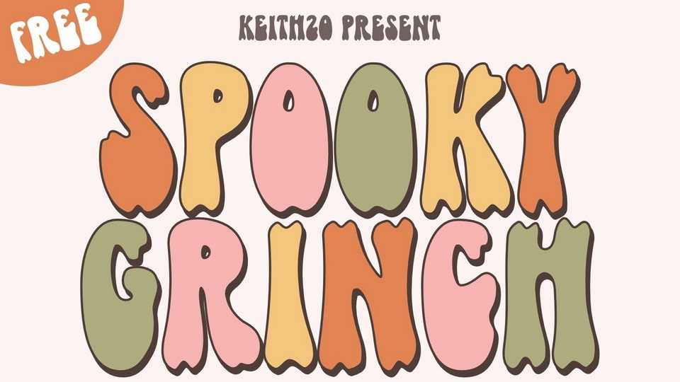 Spooky Grinch Font › Fontesk