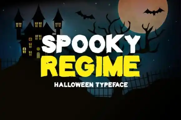 Spooky Regime Display Font