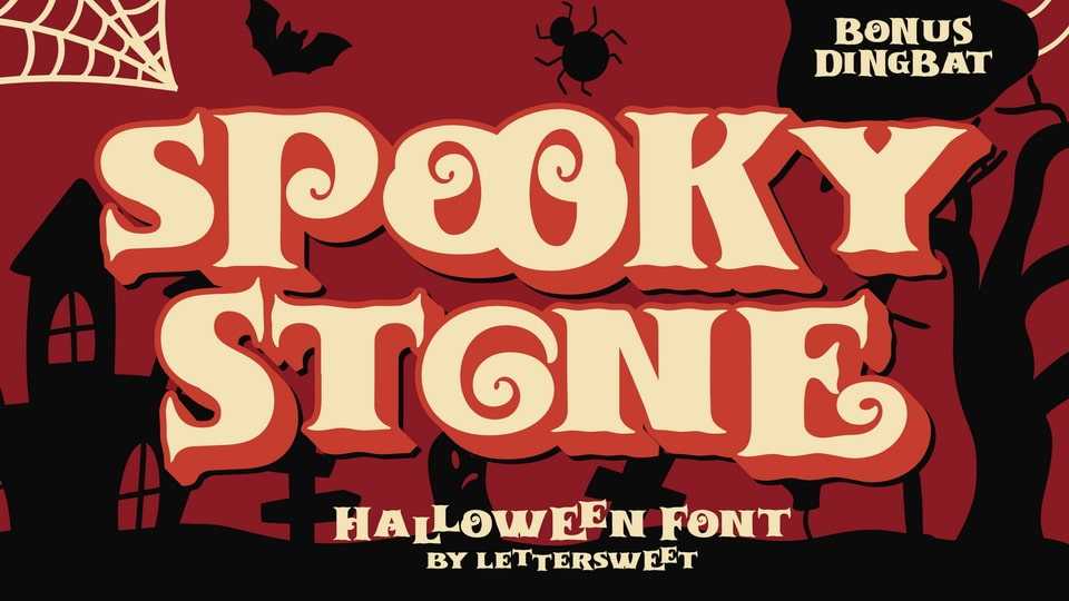 Spooky Stone Font › Fontesk