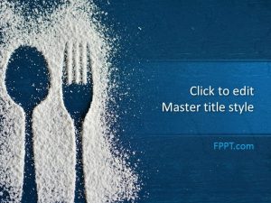 Spoon and Fork PowerPoint Template