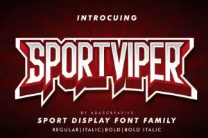 Sport Viper Display Font