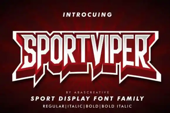 Sport Viper Display Font