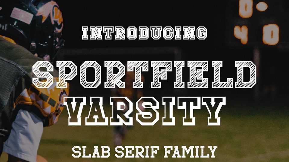 Sportfield Varsity Font › Fontesk