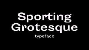 Sporting Grotesque Font › Fontesk