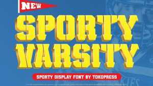 Sporty Varsity Font › Fontesk