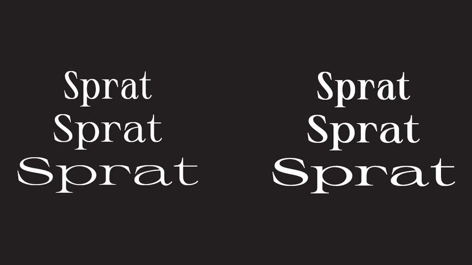 Sprat Font Family › Fontesk