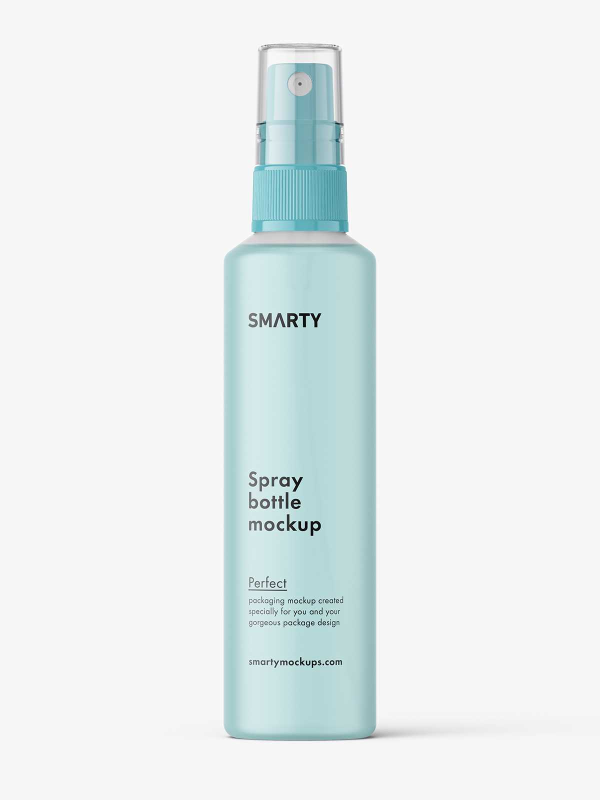 Spray bottle mockup / frosted