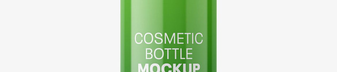 Spray bottle mockup / glossy / 150 ml