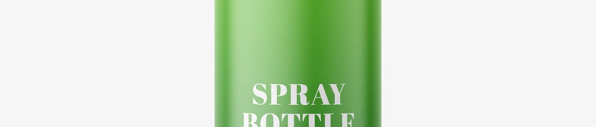 Spray bottle mockup / Matt