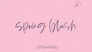 Spring Blush Font › Fontesk