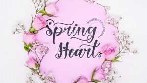 Spring Heart Script Font › Fontesk