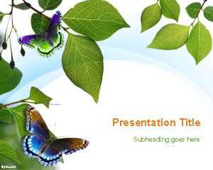 Springtime PowerPoint Template