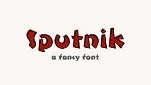 Sputnik Font › Fontesk