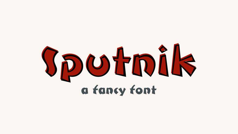 Sputnik Font › Fontesk
