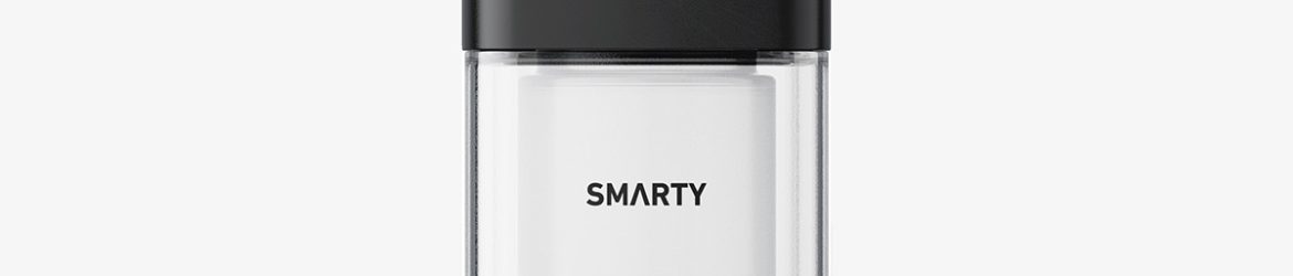 Square airless bottle mockup