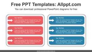 Square Arrow Boxes PowerPoint Diagram