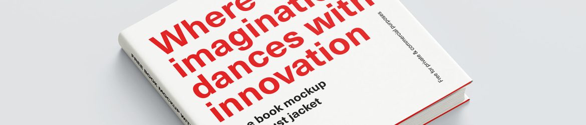 Square book dust jacket mockup Square book dust jacket mockup