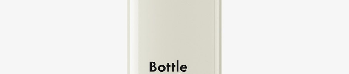 Square bottle with pump mockup / cream
