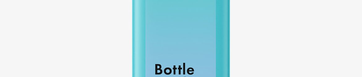 Square bottle with pump mockup / matt Square bottle with pump mockup / matt