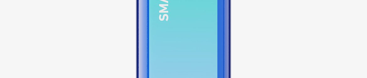 Square bottle with trigger spray mockup / blue