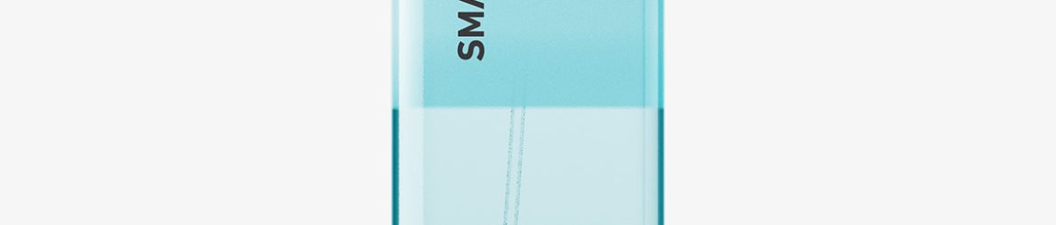 Square bottle with trigger spray mockup / two-phase liquid