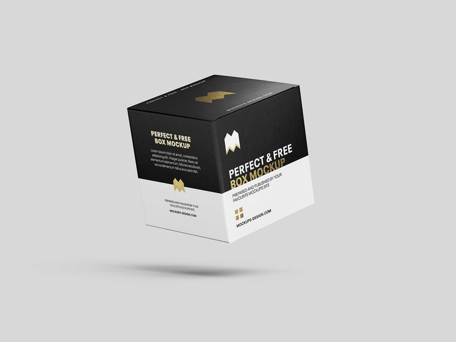 Square box mockup - Instant Download