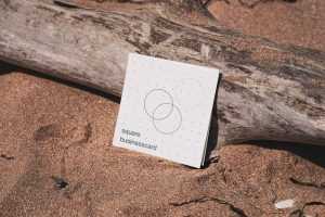 Square Business Card Mockup
