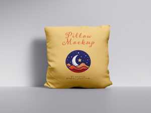 Square Pillow Mockup