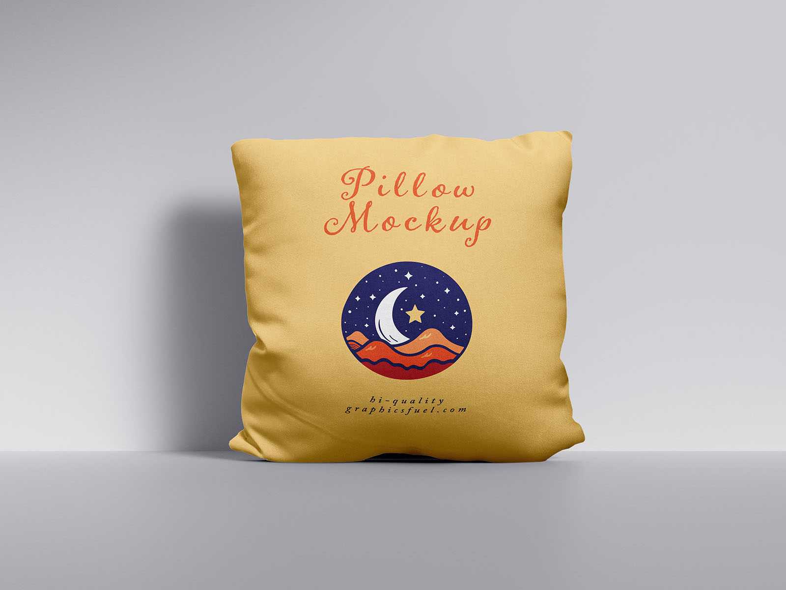 Square Pillow Mockup
