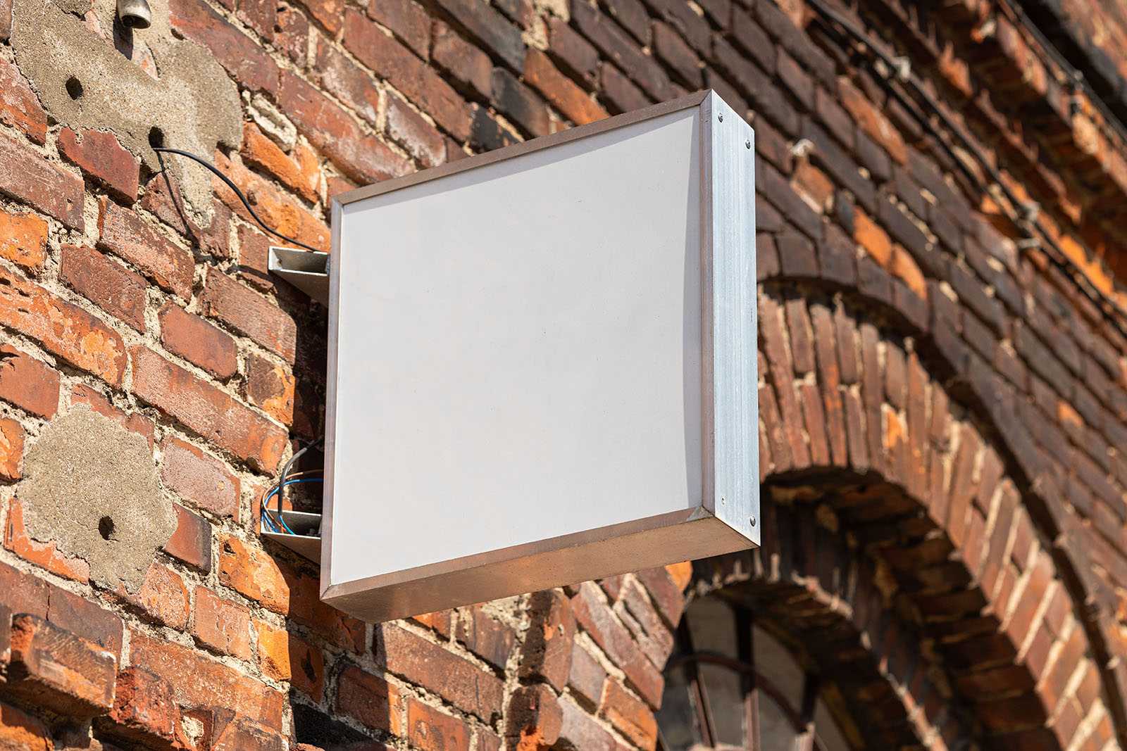 Square sign mockup - Instant Download
