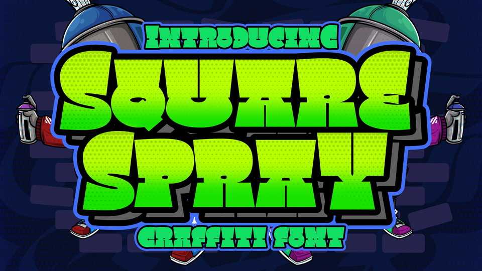 Square Spray Font › Fontesk