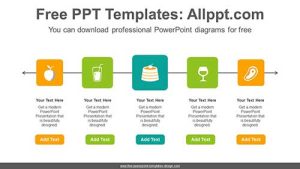 Squares progress PowerPoint Diagram