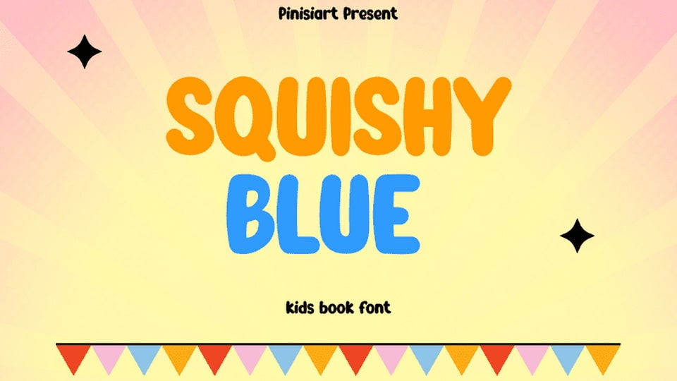 Squishy Blue Font › Fontesk