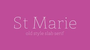 St Marie Font › Fontesk