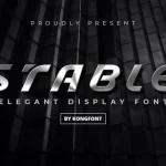 Stable Display Font - Fonte Grátis Stable Display Font