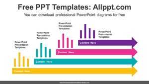 Stacked Arrows Bar Chart PowerPoint Diagram