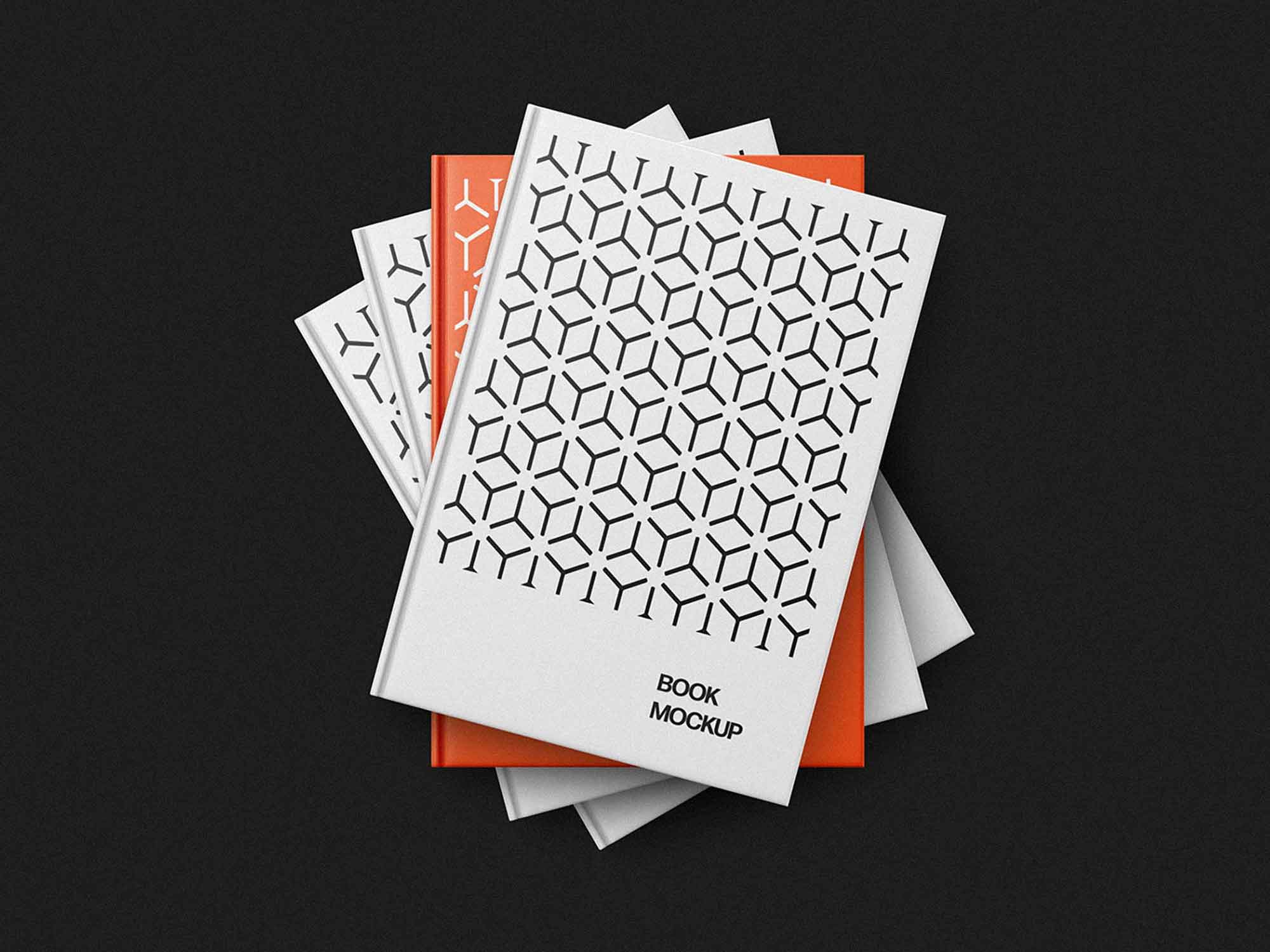 Stacked Books Mockup (PSD)