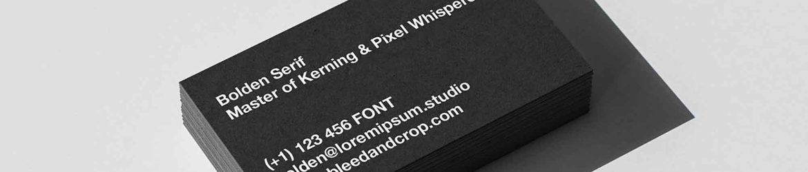 Stacked Business Card Mockup