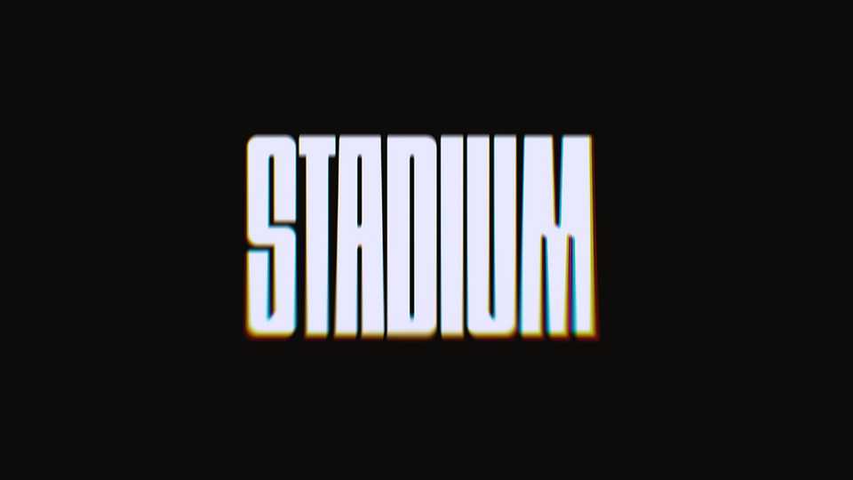 Stadium Font › Fontesk