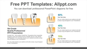 Stage tooth decay PowerPoint Diagram Template