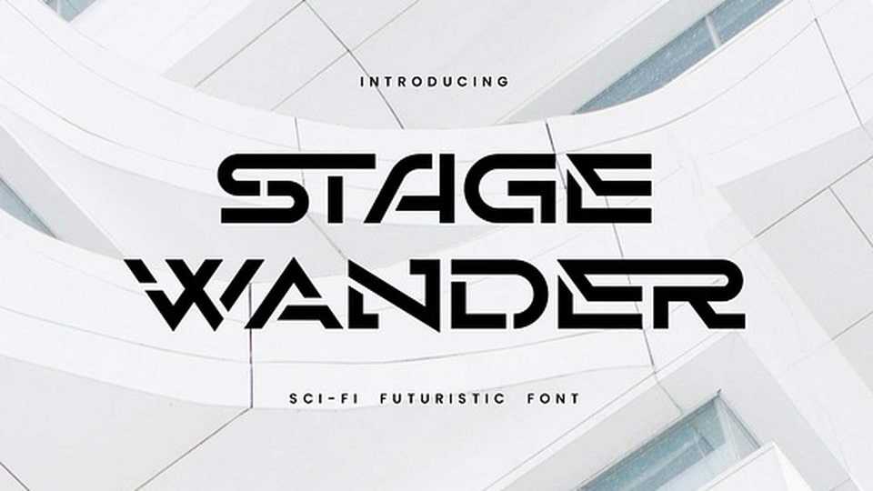Stage Wander Font › Fontesk