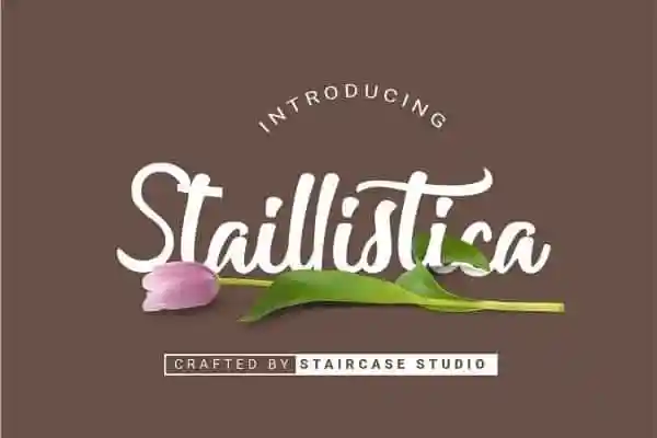 Staillistica Script Font