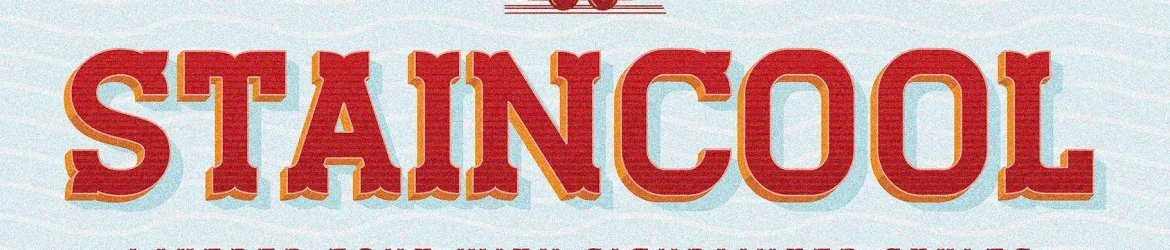 Staincool Layered Font